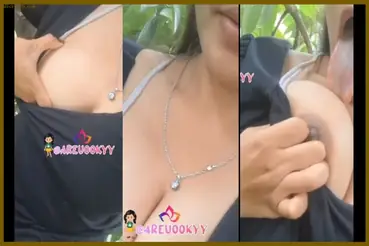 Bu Guru Risella Exib Pap Nenen DI Pohon Jambu