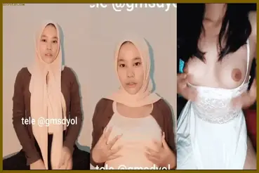 Gymsdol Cewek Jilbab Yang Colmek Ada Versi Gaun Putih