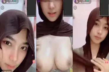 Ukhti Hijab Cantik Live Bersantai Kasur