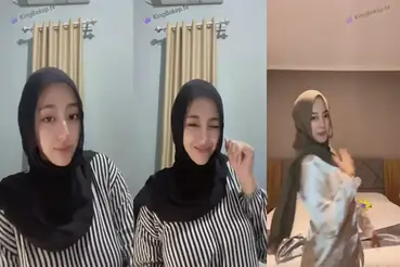 Ukhti Leona Khanza Hijab Cantik Live Kasur