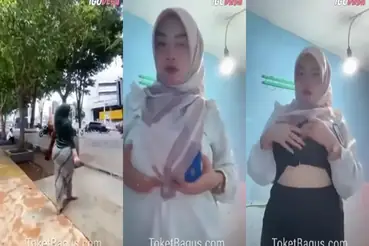 Ukhti Salsa Hijab Cantik Pasrah Di Kamar Kasur