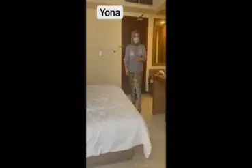 Ukhti Tante Kebaya Ungu Cantik Pasrah Kasur Hotel